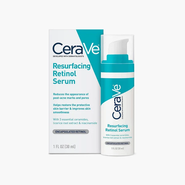 CeraVe Acne Combo - Resurfacing Retinol Serum - Acne Foaming Cream Cleanser2 CeraVe Acne Combo - Resurfacing Retinol Serum - Acne Foaming Cream Cleanser2