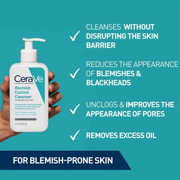 CeraVe Blemish Control Cleanser – 236m2 CeraVe Blemish Control Cleanser – 236m2