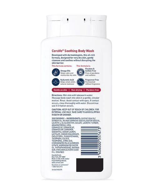 CeraVe-Soothing Body Wash 296ml2 CeraVe-Soothing Body Wash 296ml2