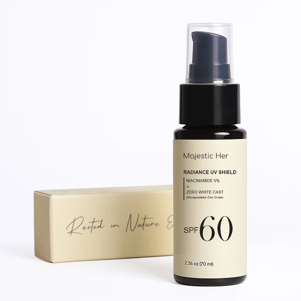 Majestic Her Radiance UV Shield SPF 60 – No White Cast, Made for Pakistan2 Majestic Her Radiance UV Shield SPF 60 – No White Cast, Made for Pakistan2