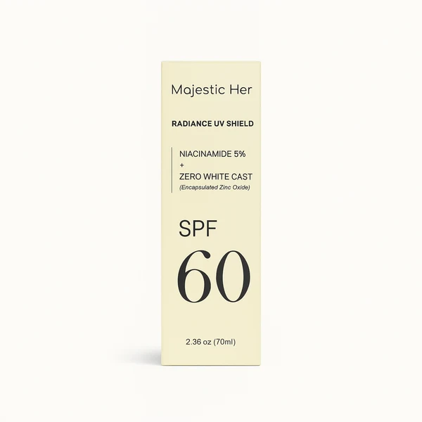 Majestic Her Radiance UV Shield SPF 60 – No White Cast, Made for Pakistan3 Majestic Her Radiance UV Shield SPF 60 – No White Cast, Made for Pakistan3